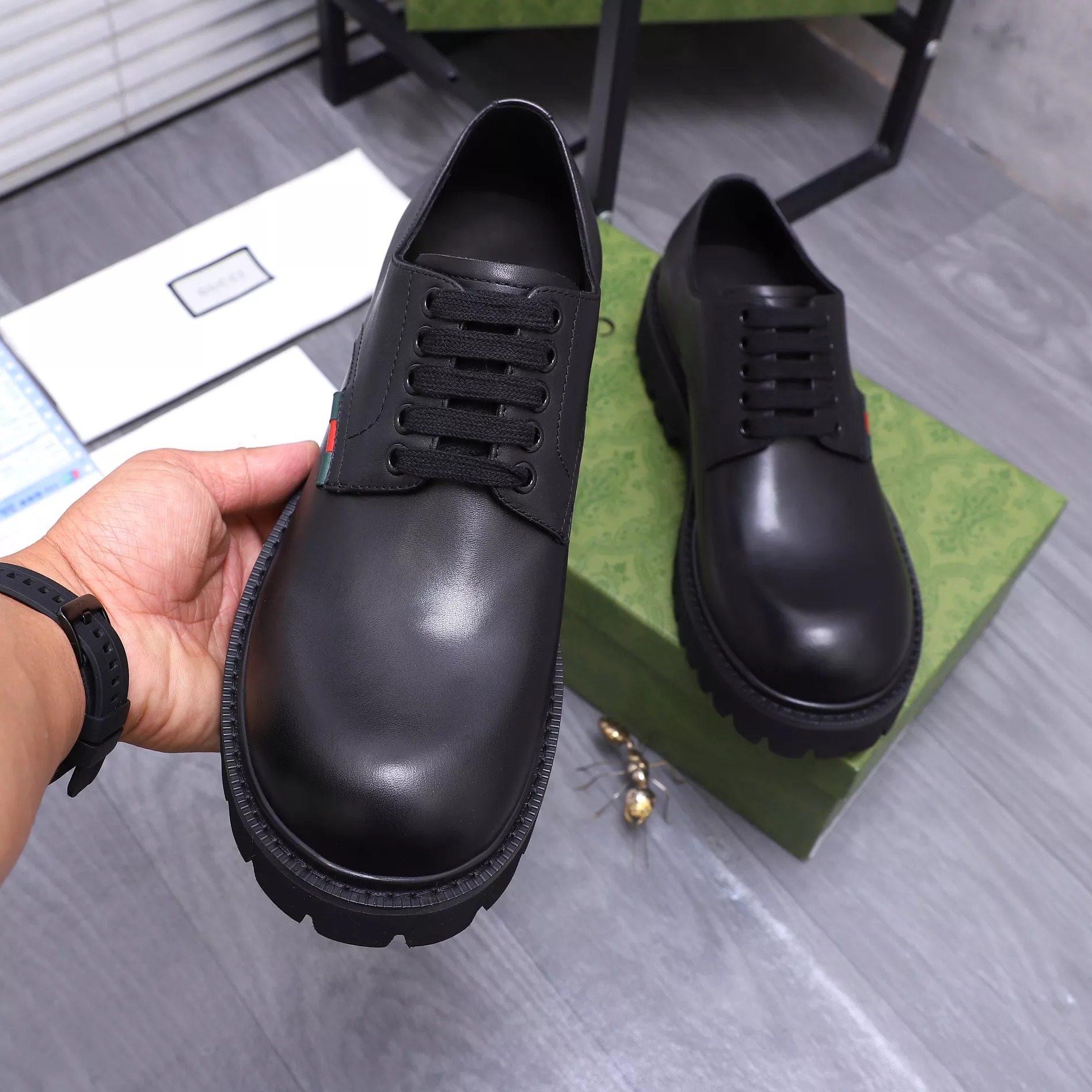 gucci oxfords chaussures pour homme s_12b477a3